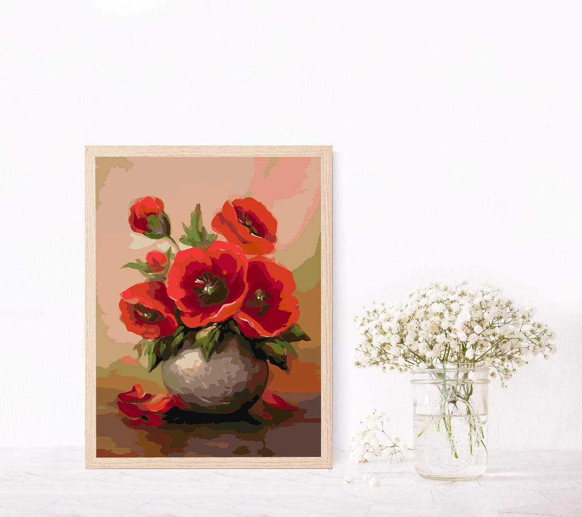Paint by numbers - Flowers in a Vase 4153