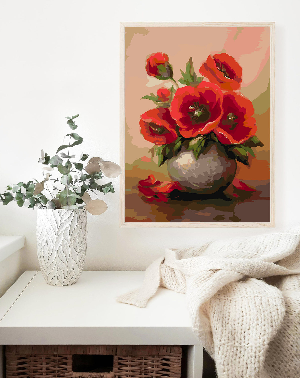 Paint by numbers - Flowers in a Vase 4153