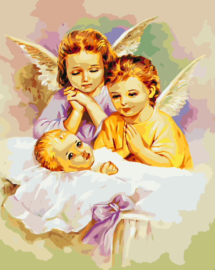 Painting by numbers - Angels 4160