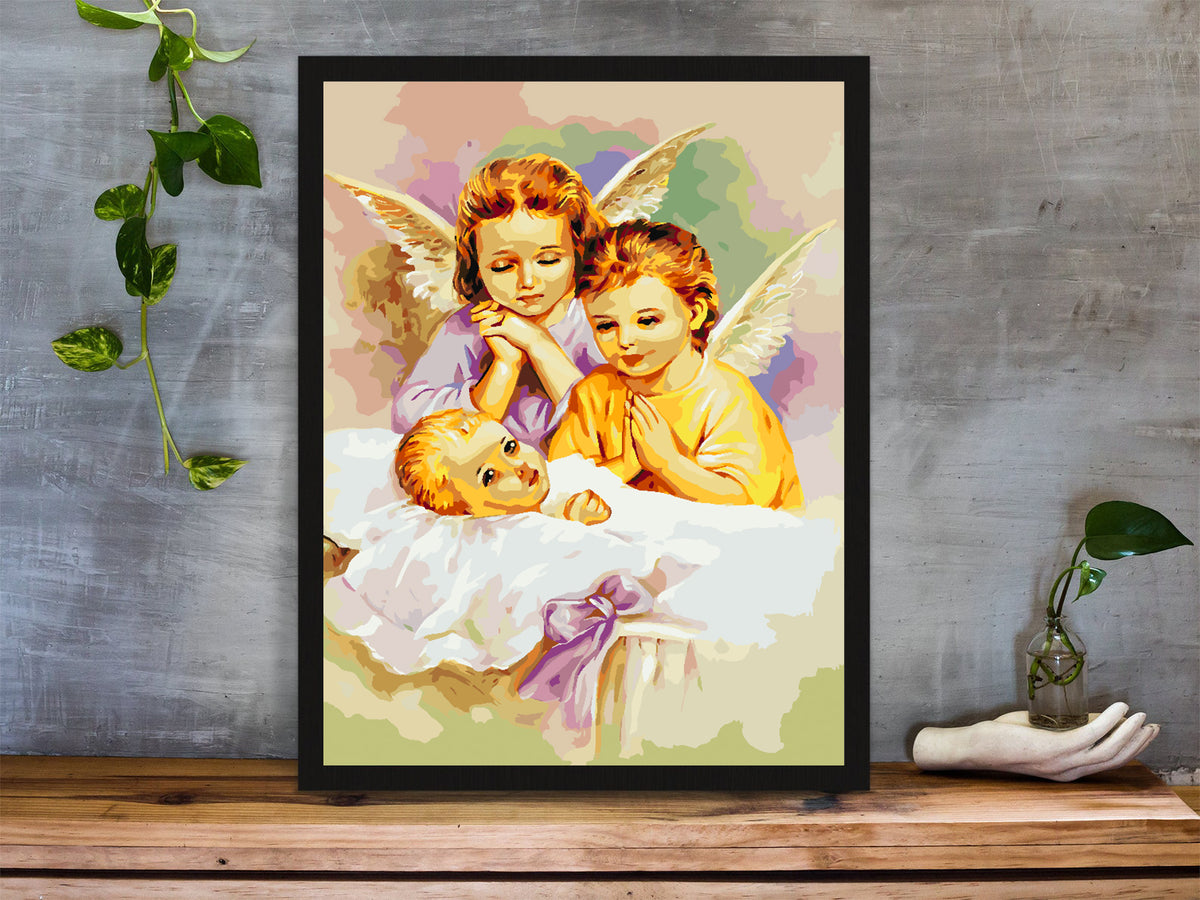 Painting by numbers - Angels 4160