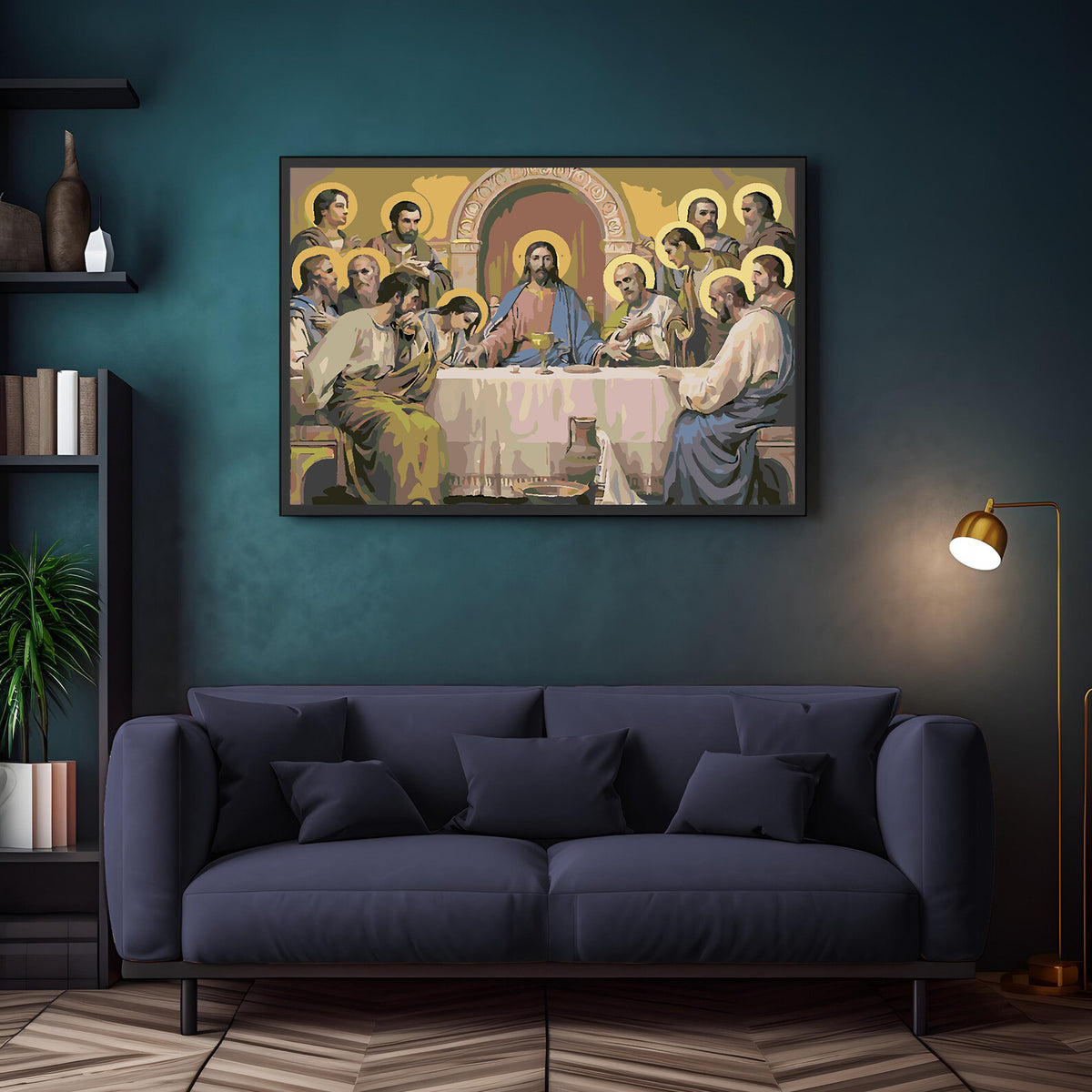 Pictura pe numere - Isus Hristos si Apostolii sai 4162