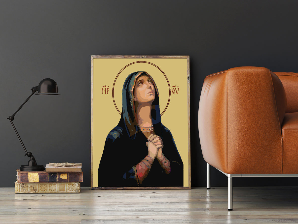 Paint by numbers - Saint Mary 4164