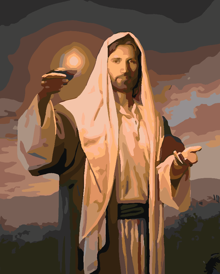 Paint by numbers - Jesus Christ 4174