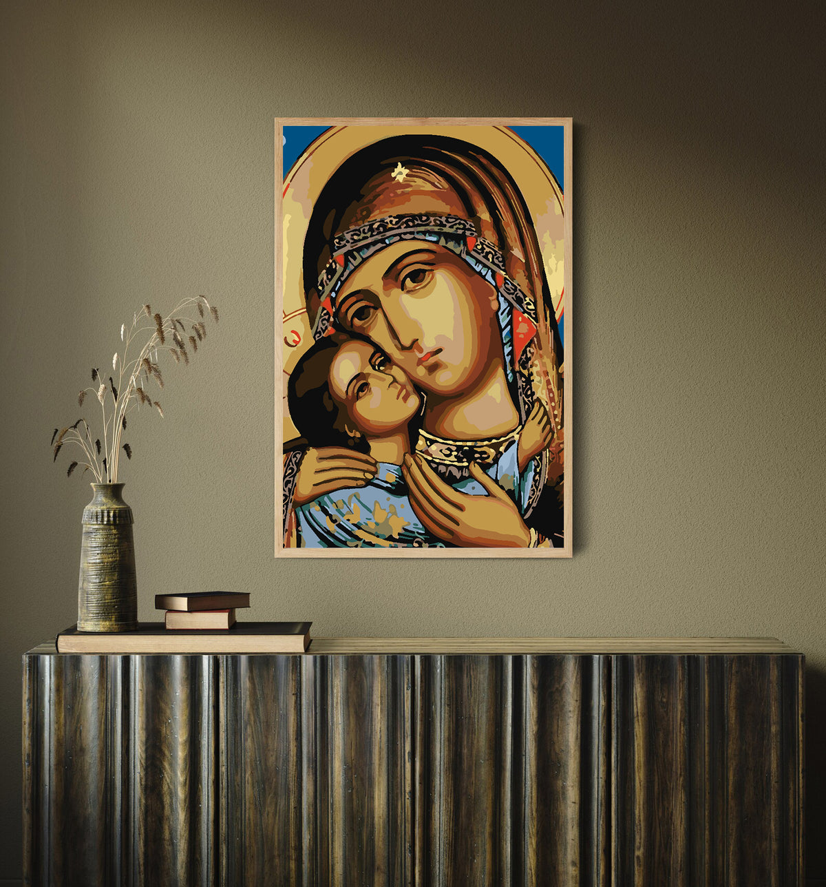 Paint by numbers - Saint Mary with the Child 4175