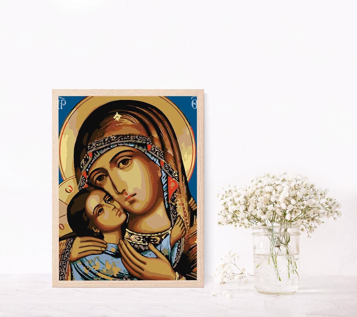 Paint by numbers - Saint Mary with the Child 4175