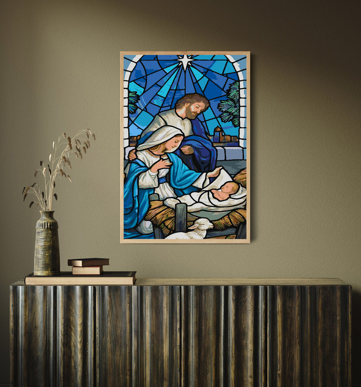 Painting by numbers - Nativity 4176