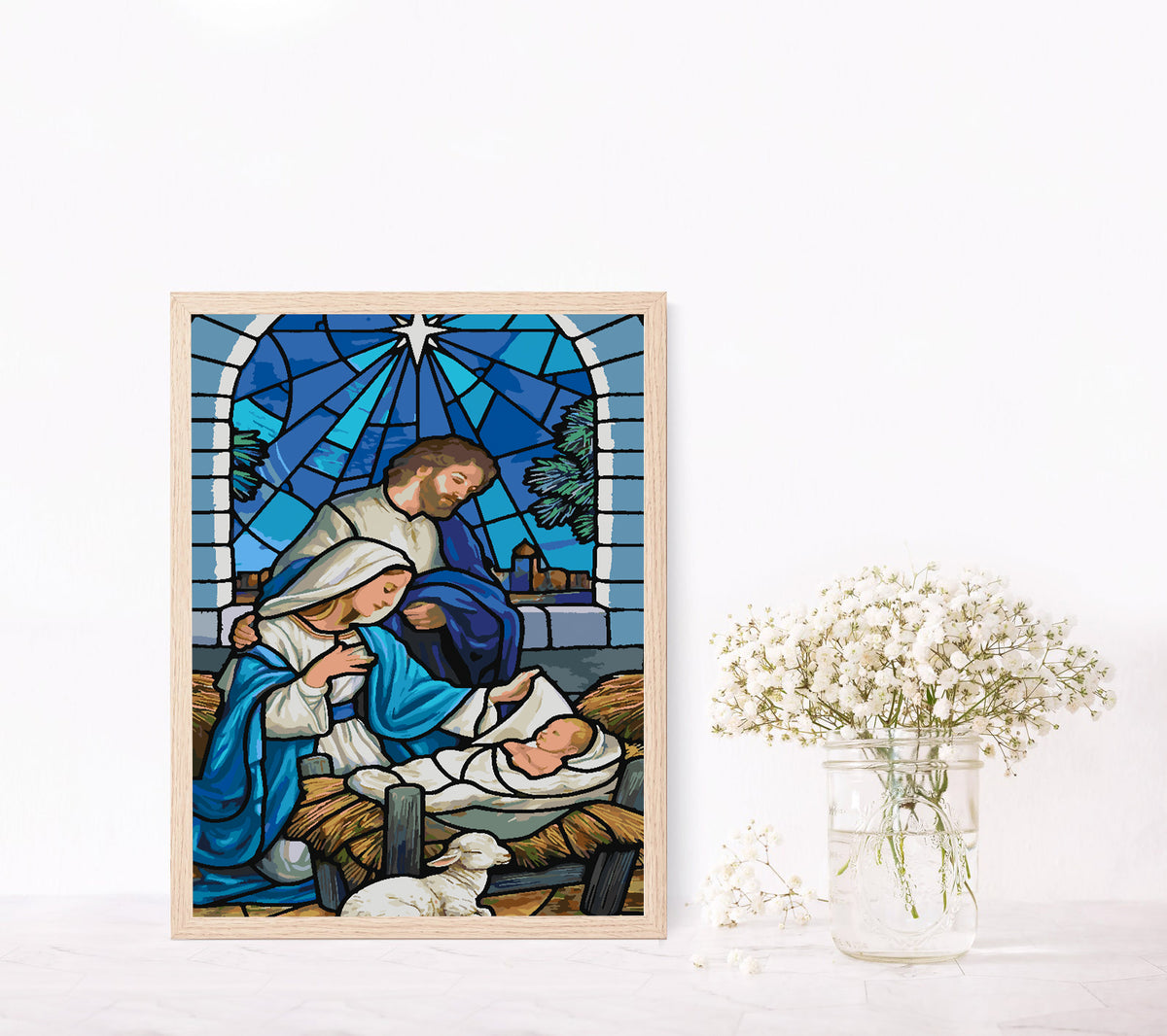 Painting by numbers - Nativity 4176