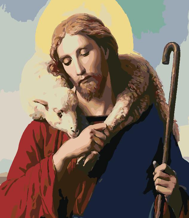 Paint by numbers - Jesus Christ 4178