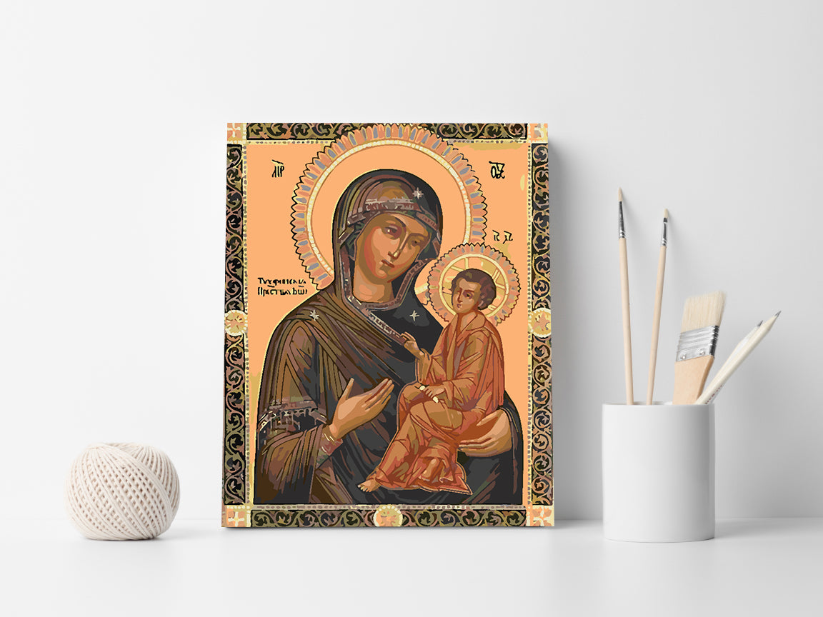 Paint by numbers - Saint Mary with the Child 4180