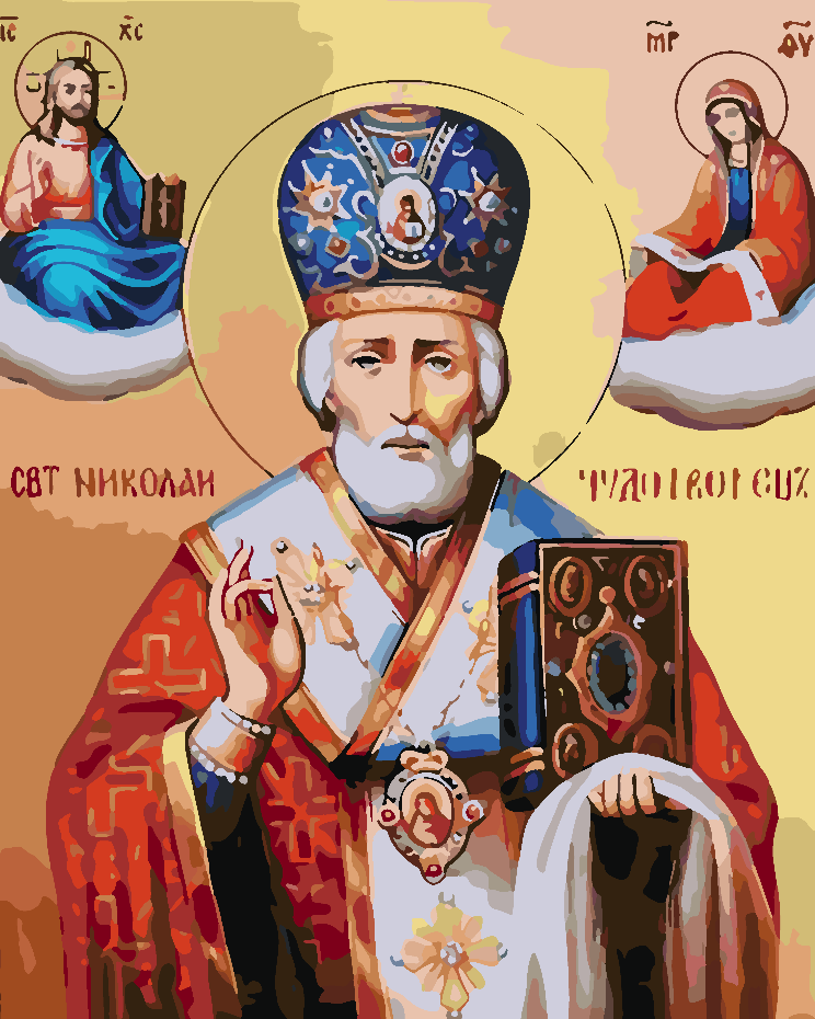 Paint by numbers - Saint Nicholas 4181