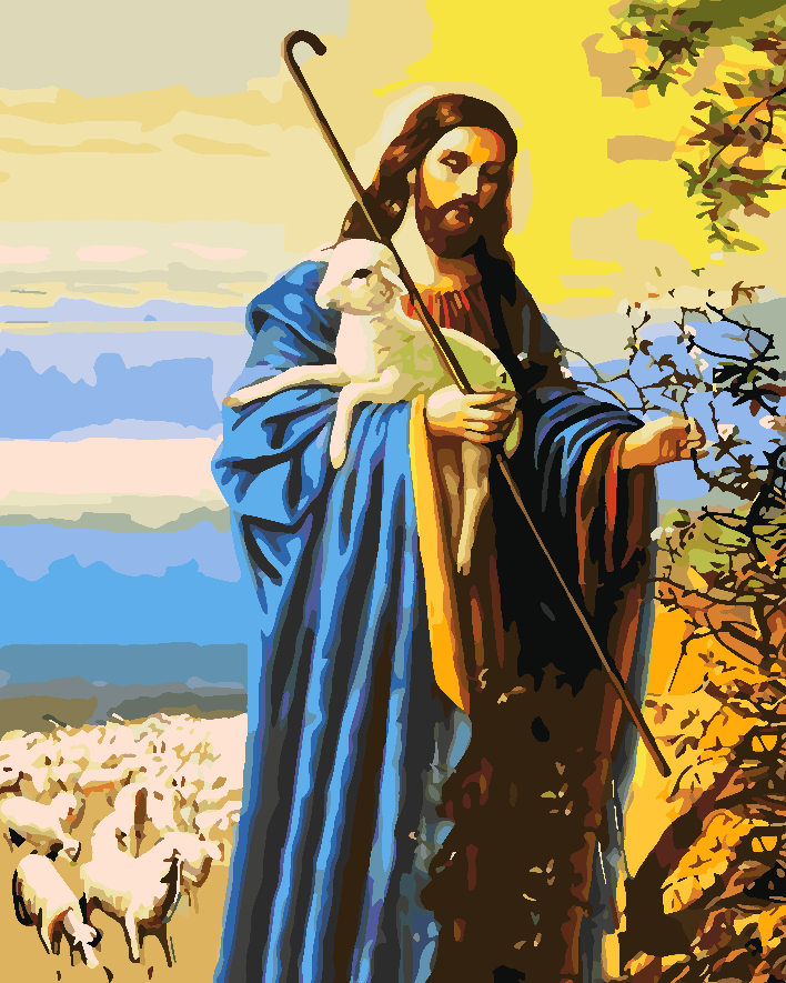 Paint by numbers - Jesus Christ 4190