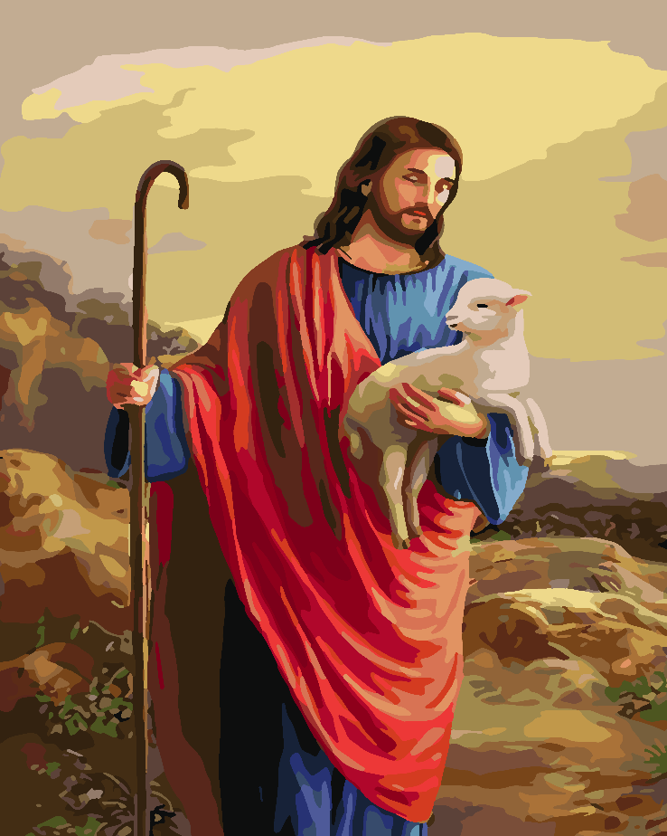 Paint by numbers - Jesus Christ 4194