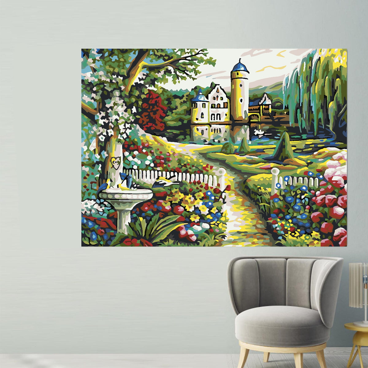 Painting by numbers - Spring Landscape 4197