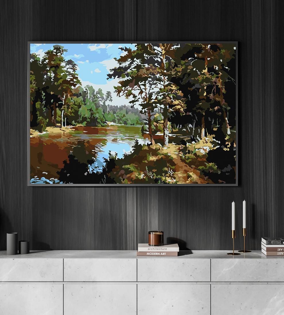 Paint by numbers - Forest Landscape 4199