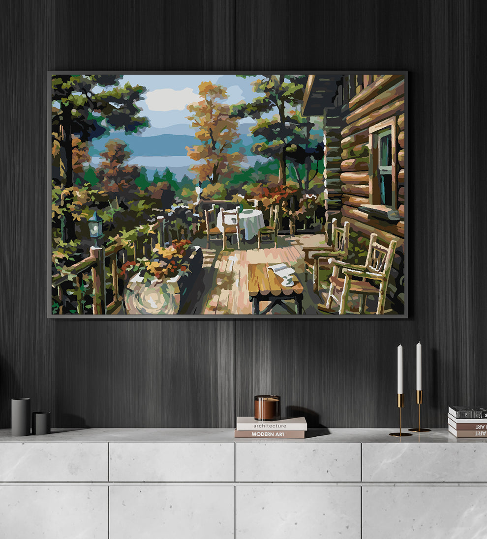 Painting by numbers - Terrace Landscape 4204