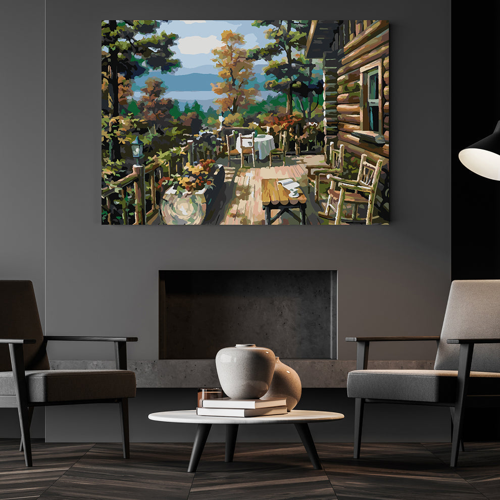 Painting by numbers - Terrace Landscape 4204