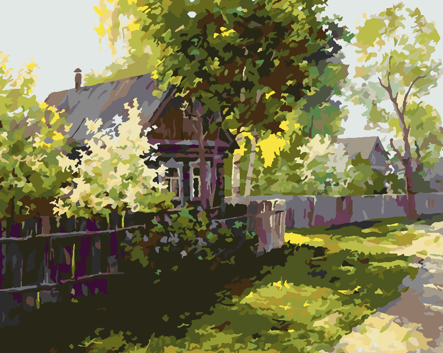 Paint by numbers - Village House 4213