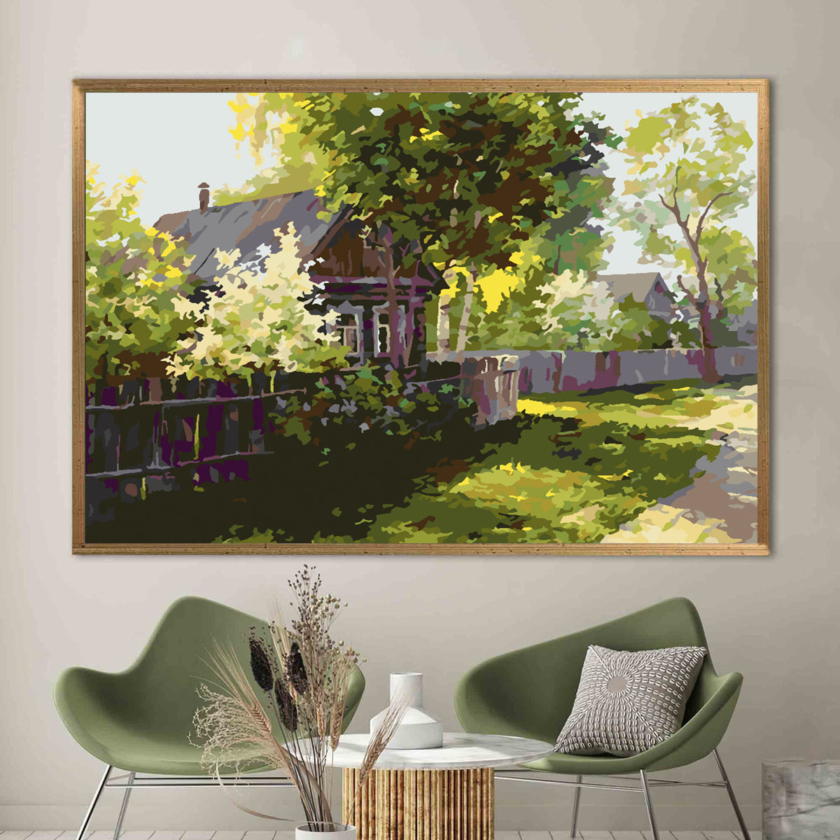 Paint by numbers - Village House 4213