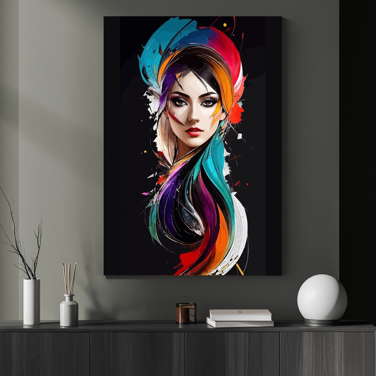 Painting by numbers - Woman Portrait 4214