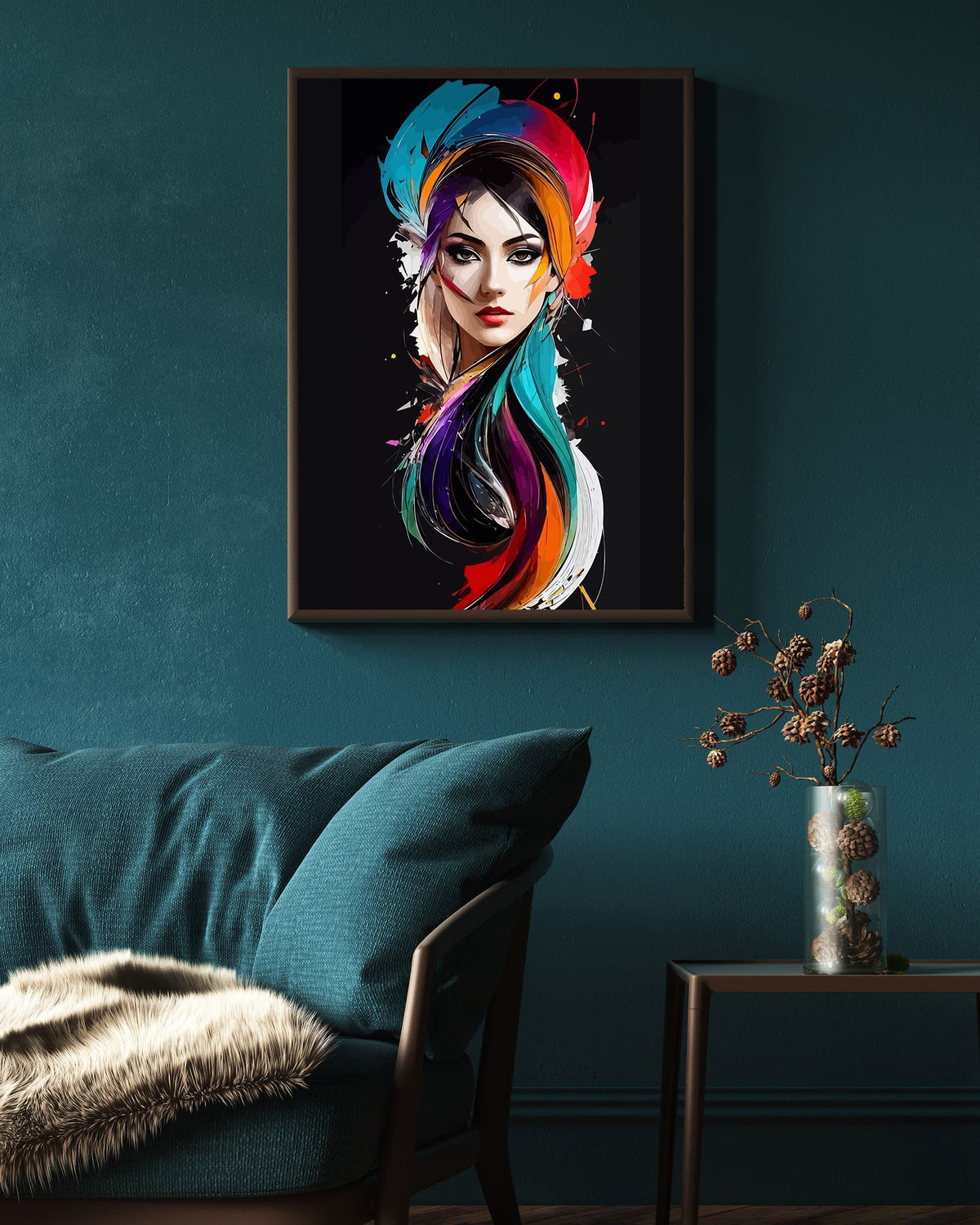 Painting by numbers - Woman Portrait 4214