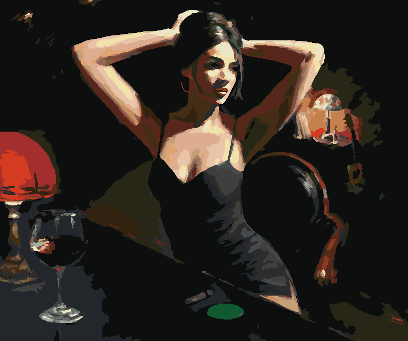 Paint by numbers - Sensual Woman 4220