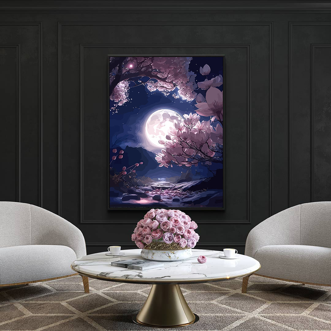 Paint by numbers - Full Moon Night 4221