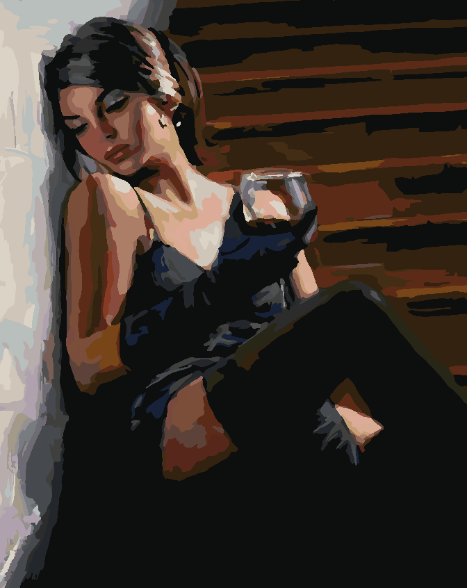 Paint by numbers - Sensual Woman 4222