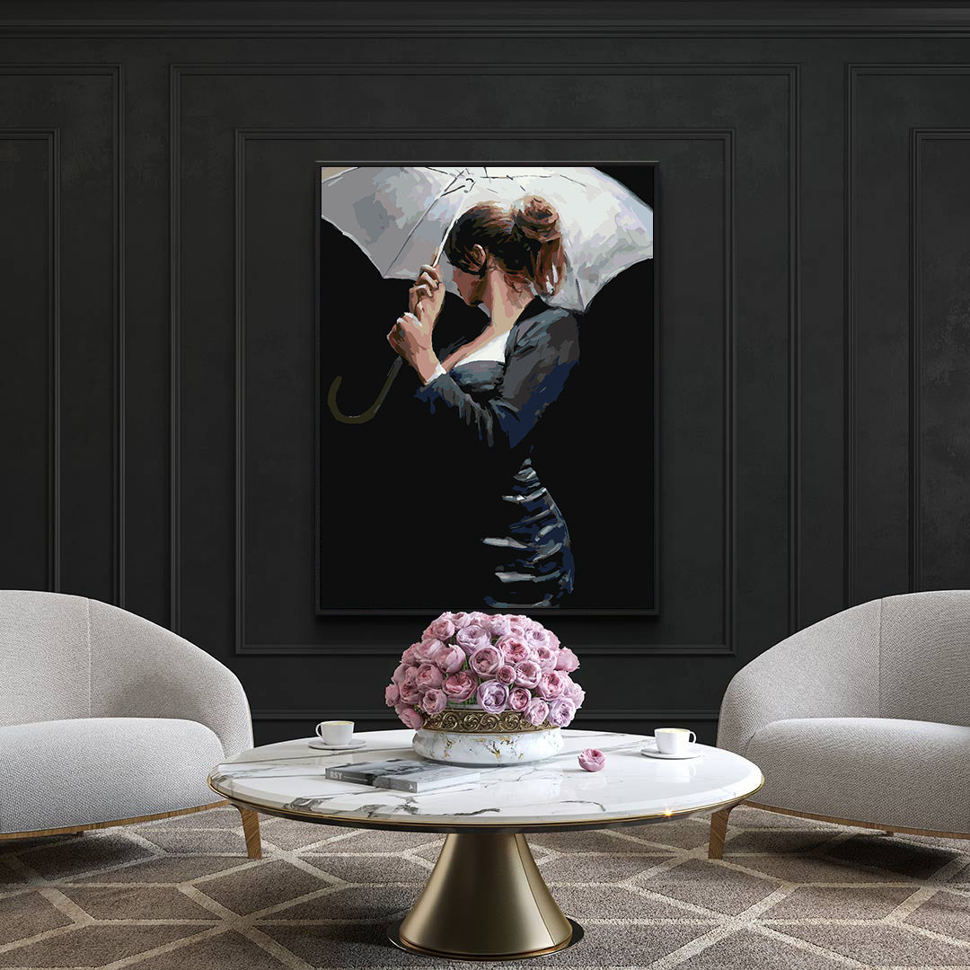 Paint by numbers - Woman under the Umbrella 4223