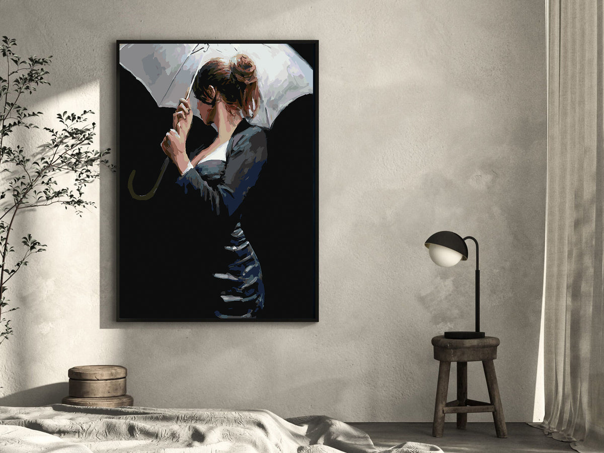 Paint by numbers - Woman under the Umbrella 4223