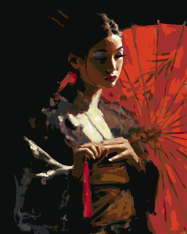 Paint by numbers - Woman Portrait 4224