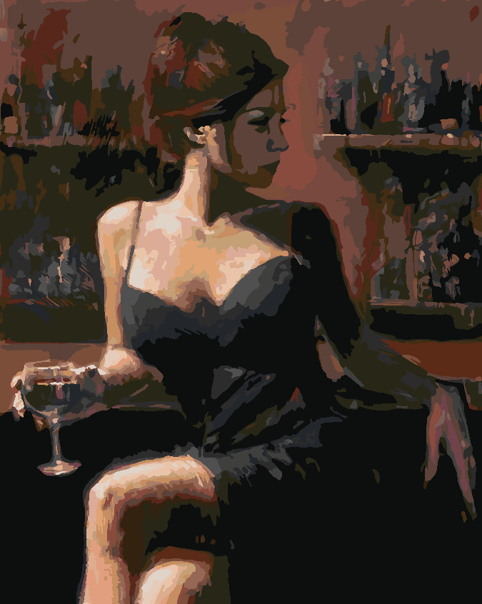 Paint by numbers - Sensual Woman 4233