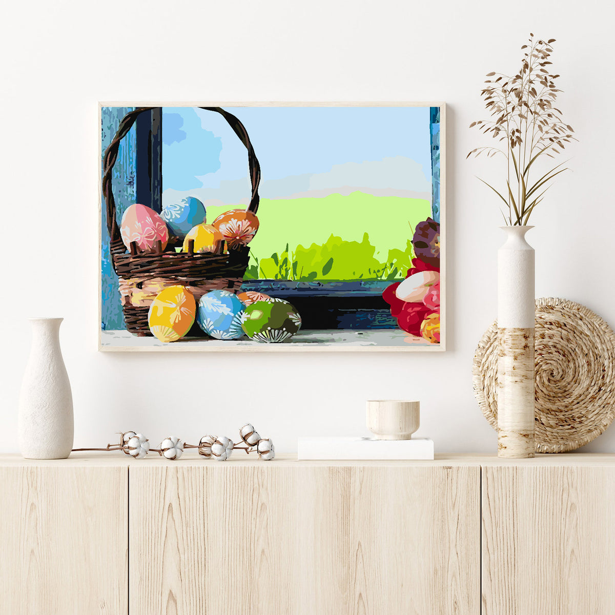 Painting by numbers - Easter Eggs 4236