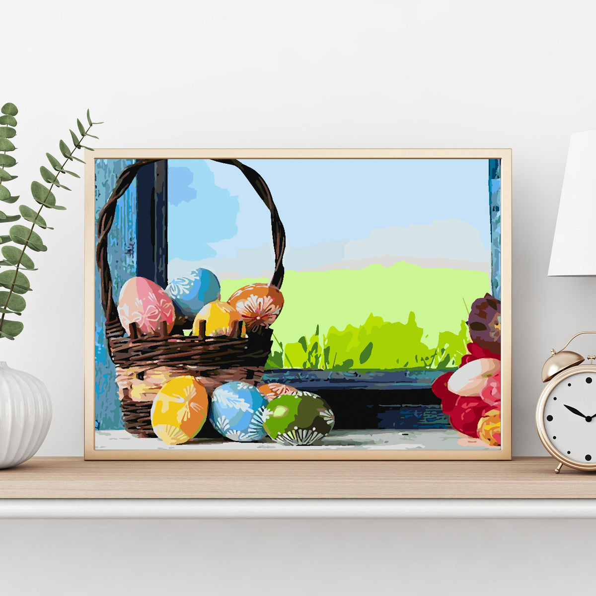 Painting by numbers - Easter Eggs 4236