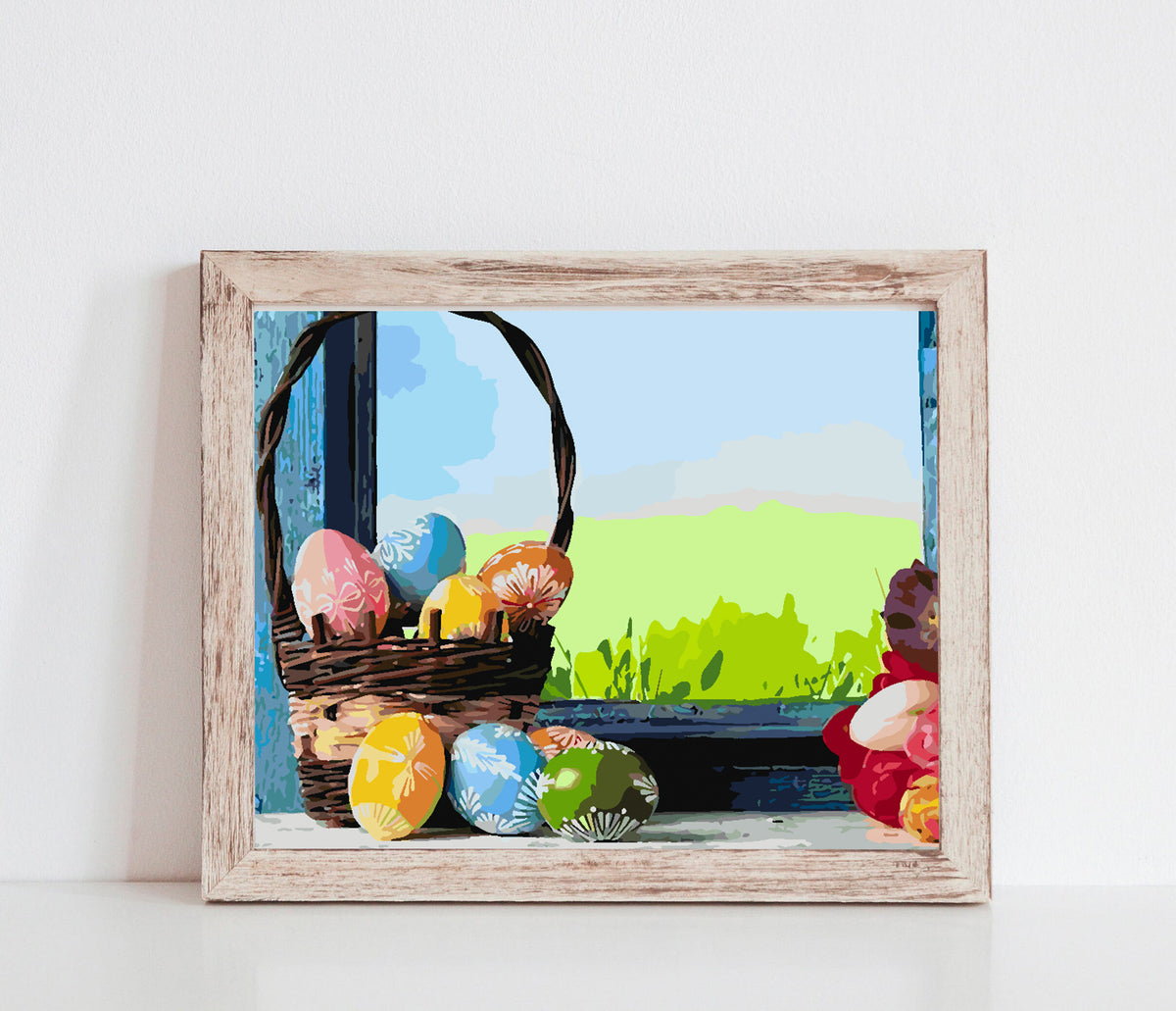 Painting by numbers - Easter Eggs 4236