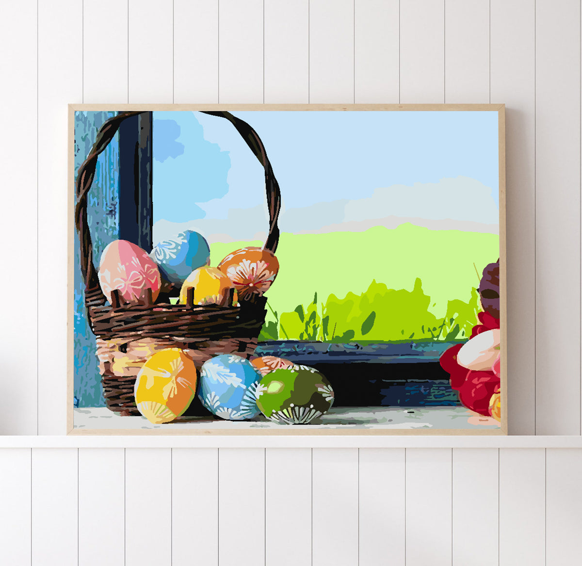 Painting by numbers - Easter Eggs 4236