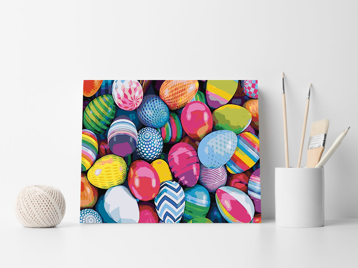Painting by numbers - Easter Eggs 4237
