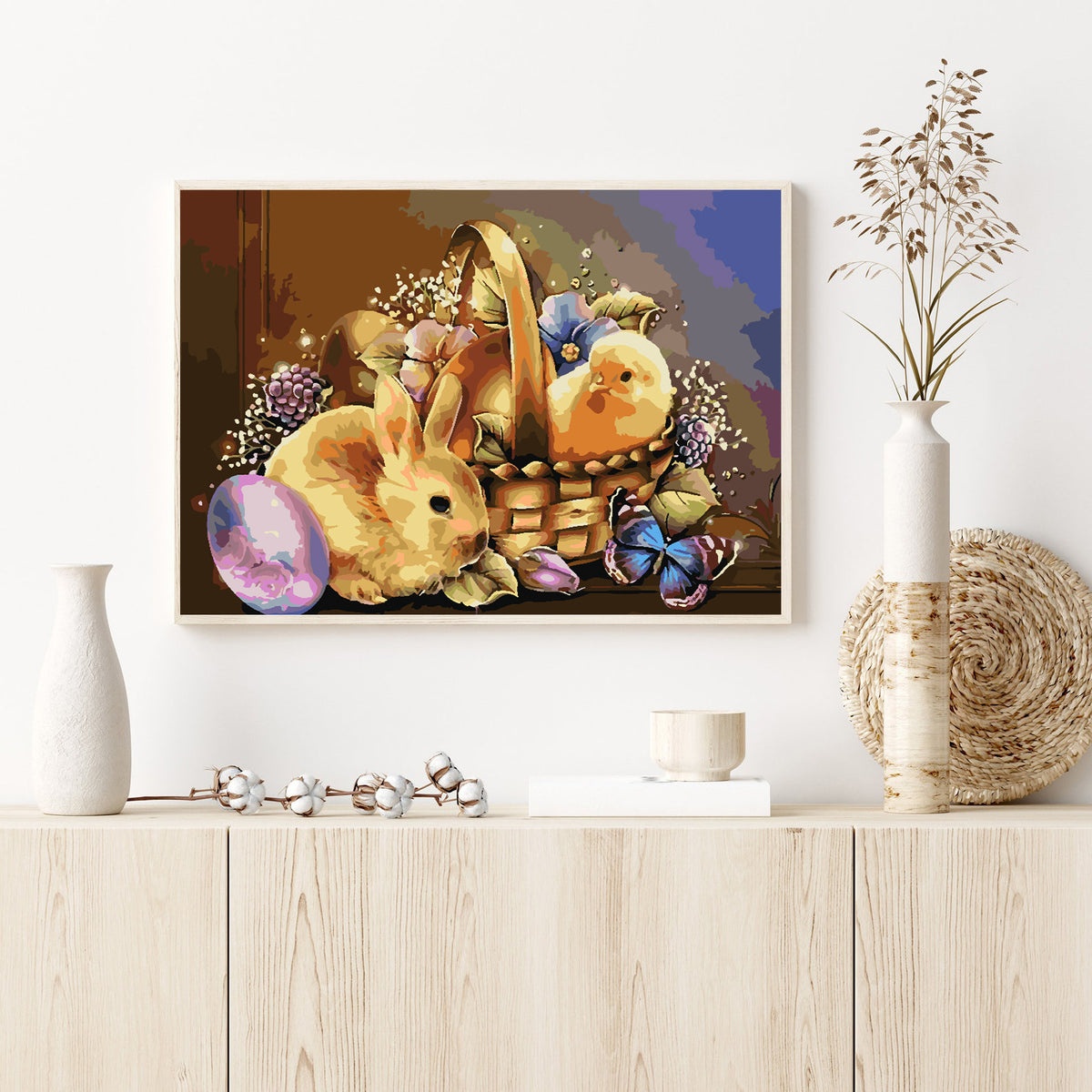 Paint by numbers - Easter Basket 4248