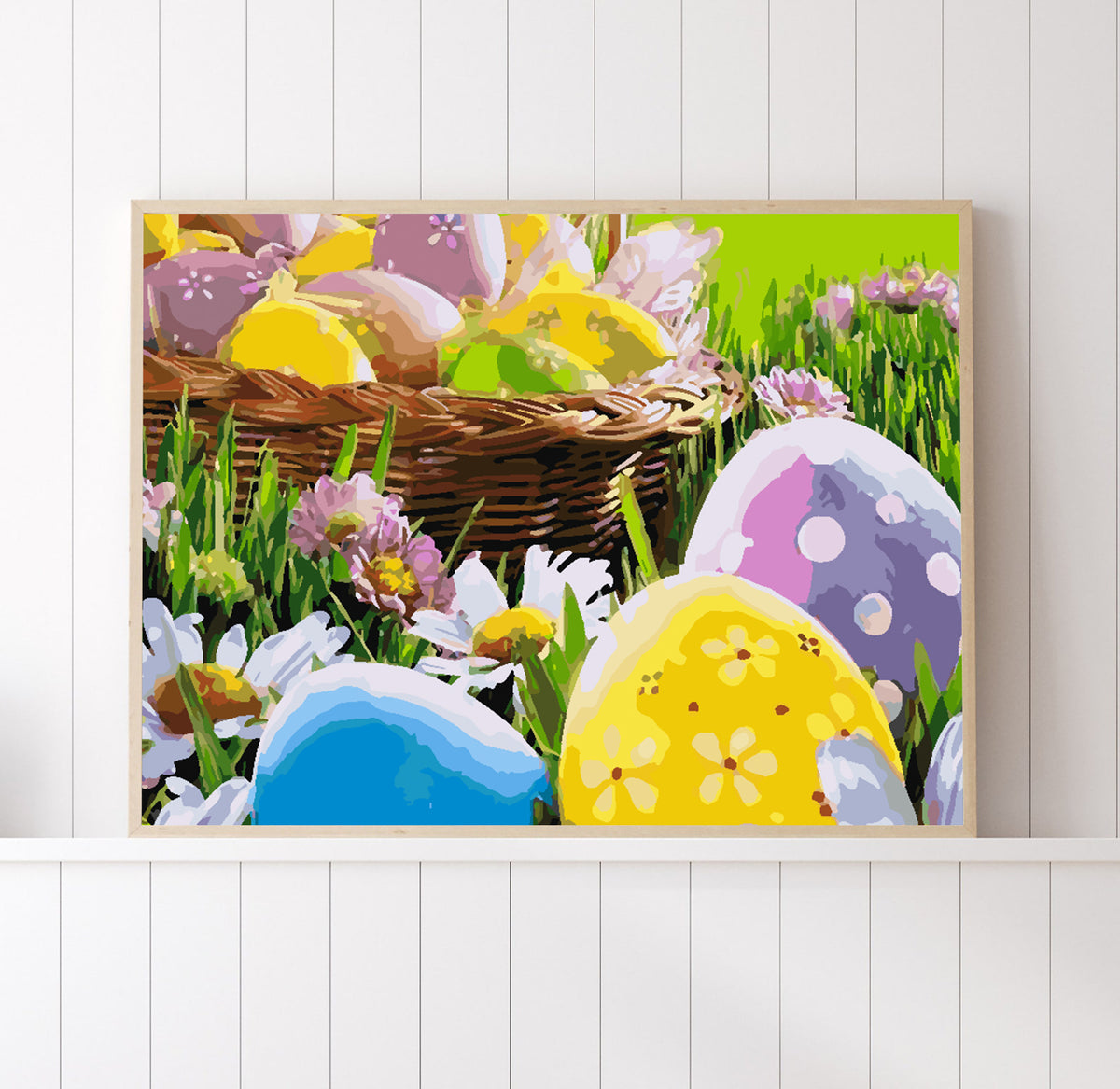 Pictura pe numere - Oua de Paste 4249