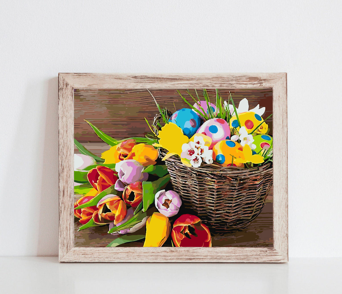 Pictura pe numere - Cos de Paste 4254