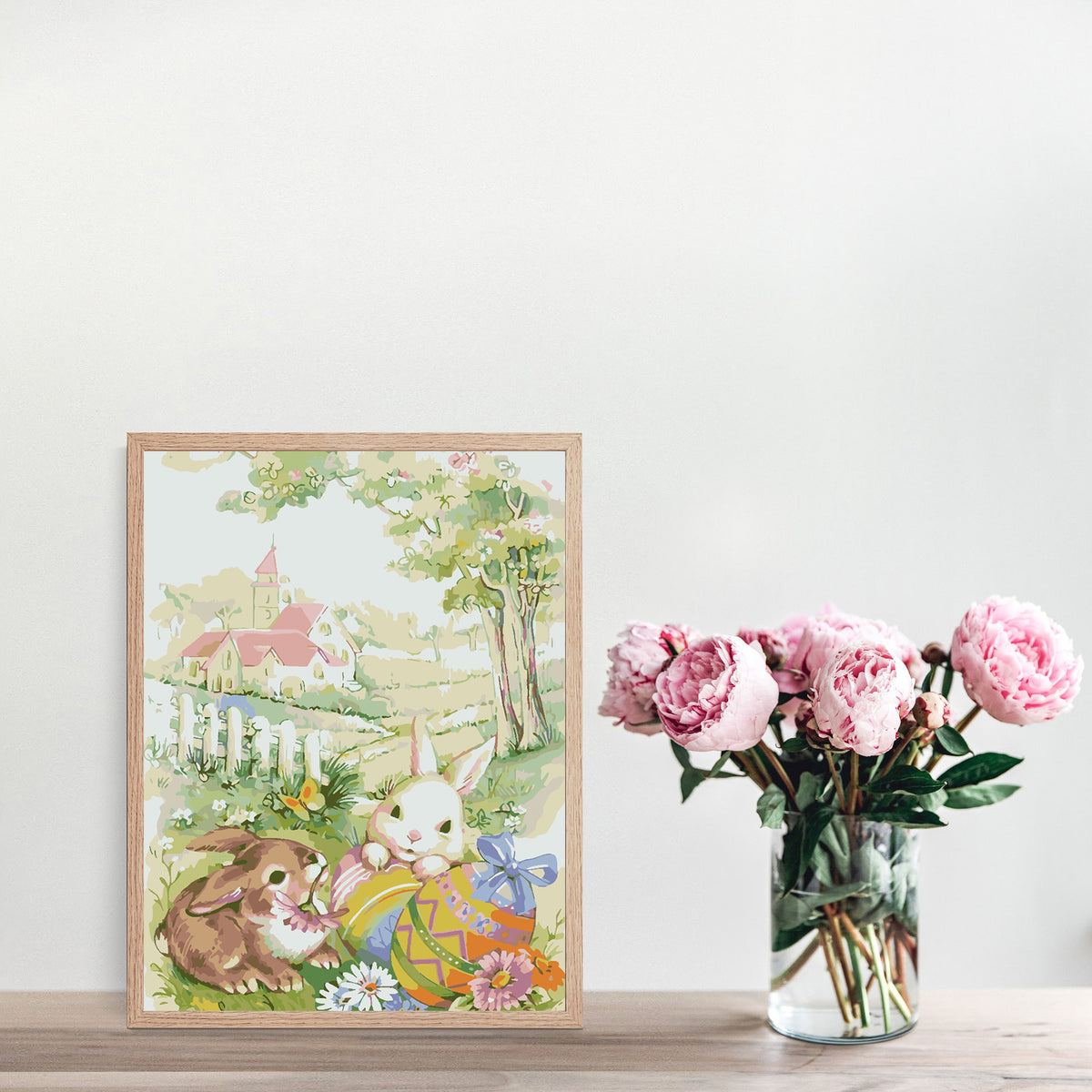 Paint by numbers - Easter Bunnies 4256