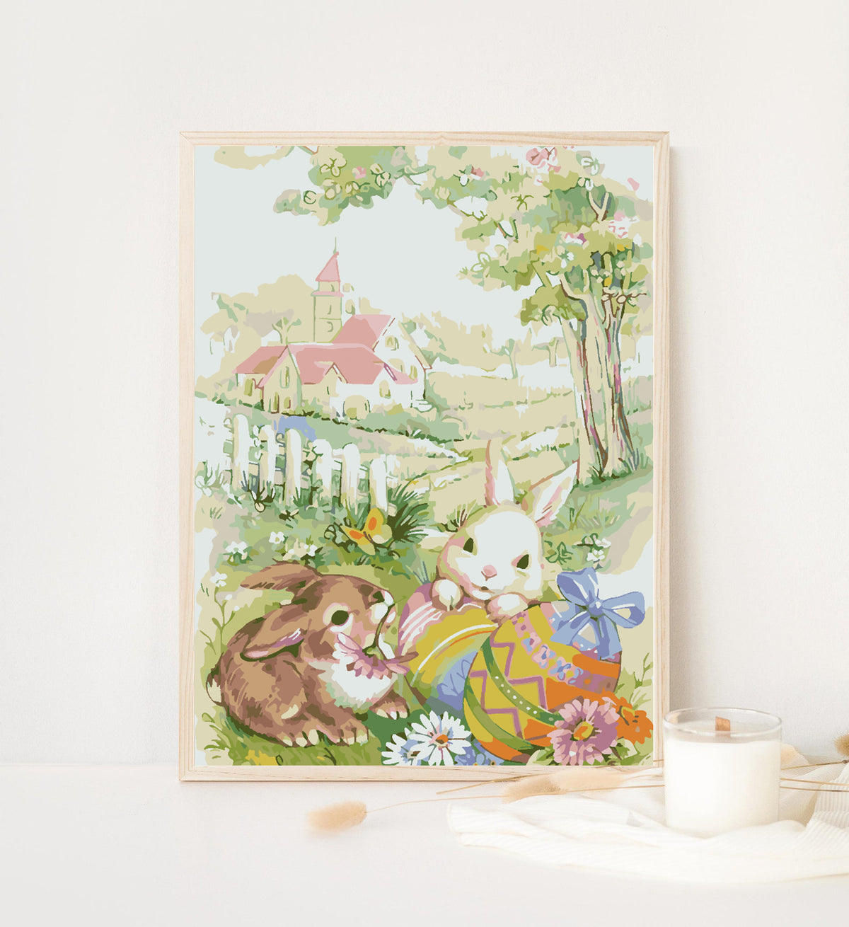 Paint by numbers - Easter Bunnies 4256