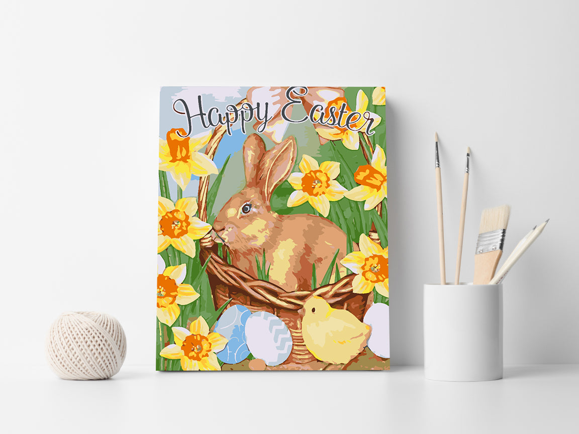 Painting by numbers - Happy Easter 4258