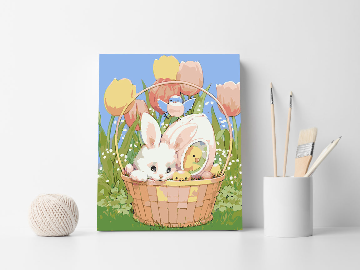 Paint by numbers - Easter Basket 4259