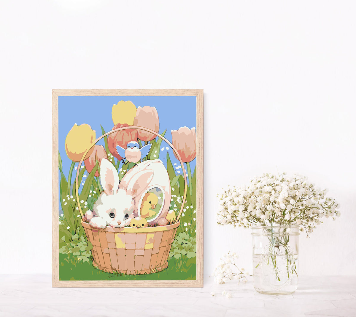Paint by numbers - Easter Basket 4259