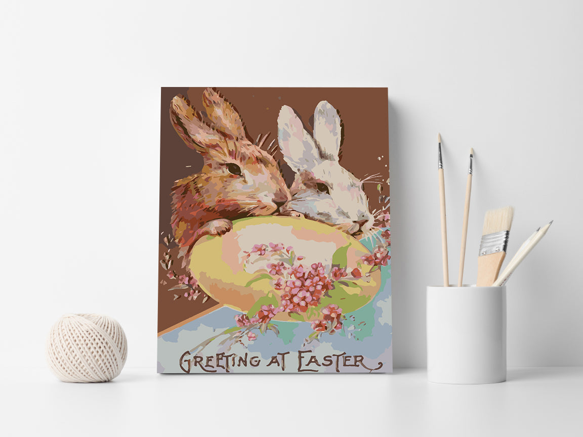Paint by numbers - Greeting at Easter 4271