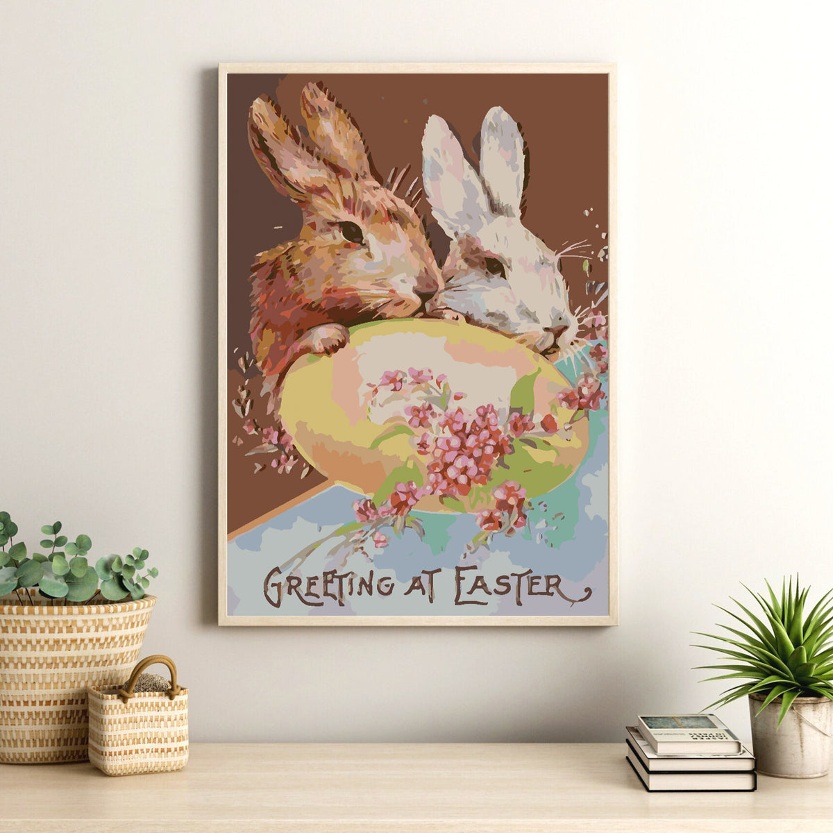 Pictura pe numere - Greeting at Easter 4271