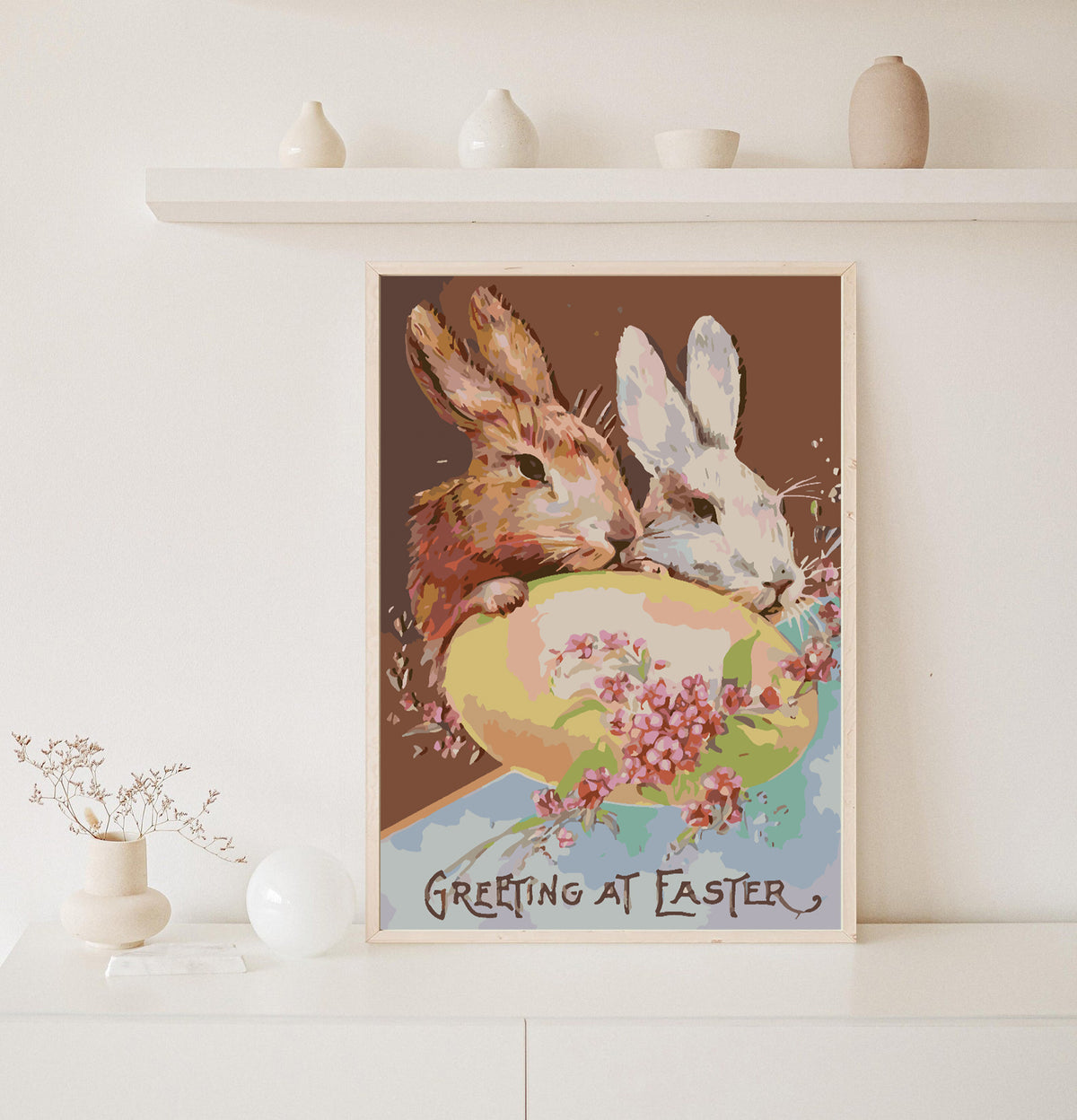 Pictura pe numere - Greeting at Easter 4271