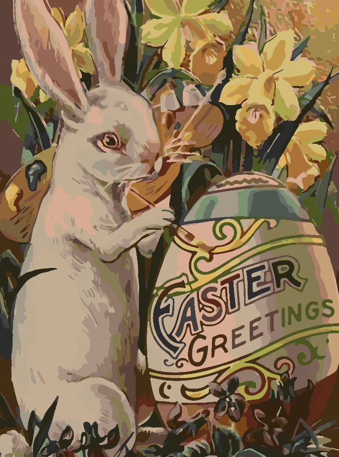 Paint by numbers - Easter Greetings 4276