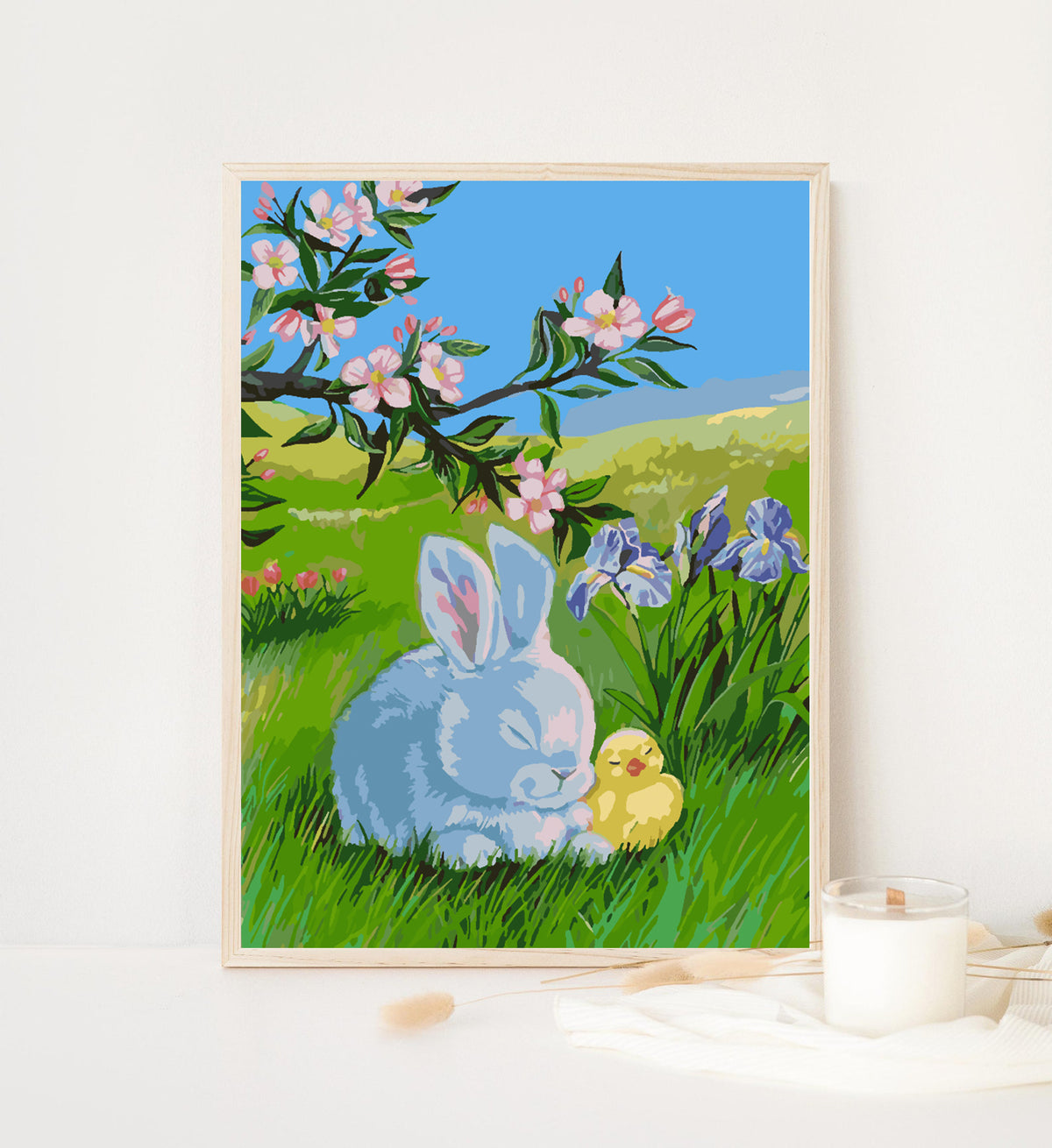 Paint by numbers - Bunny with Chick 4290