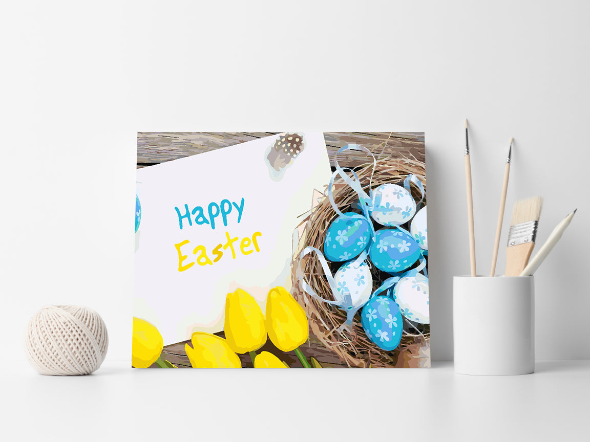 Painting by numbers - Happy Easter 4295